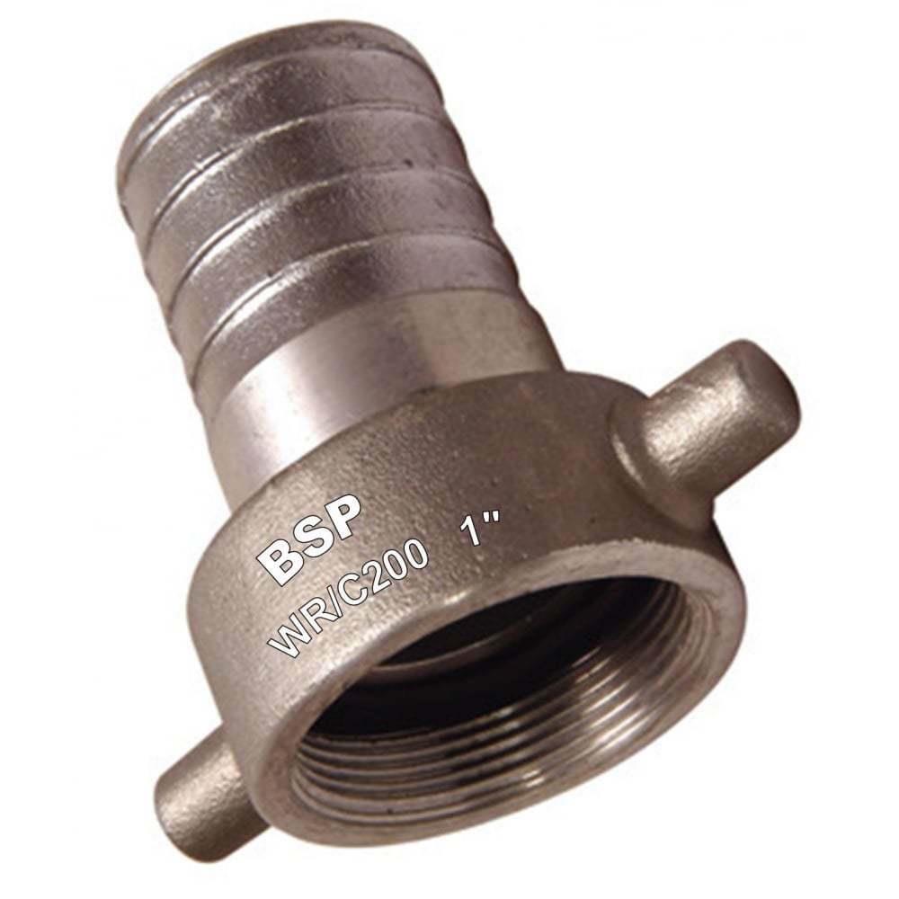 Bsp Coupling Water Pump 1 Inch Female Hose Tail Connector 25mm Suction Layflat Dynatex 4106