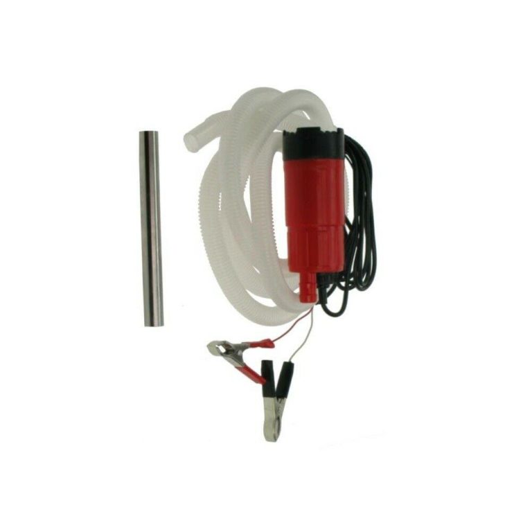 12V Submersible Pump Hose & Spout. Diesel Drum Bowser Fuel Water Bilge ...