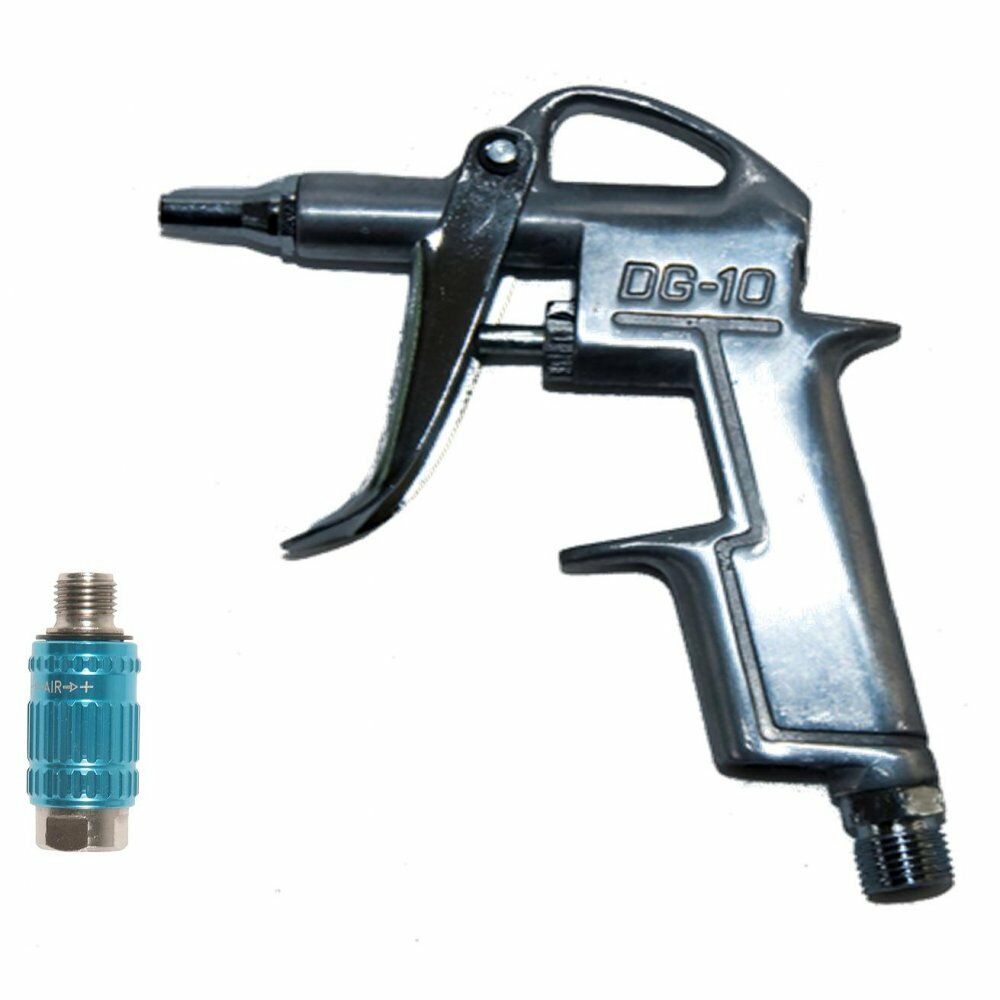 2 Air Inline Pressure Regulator Paint Spray Blow HVLP Gravity Feed Gun